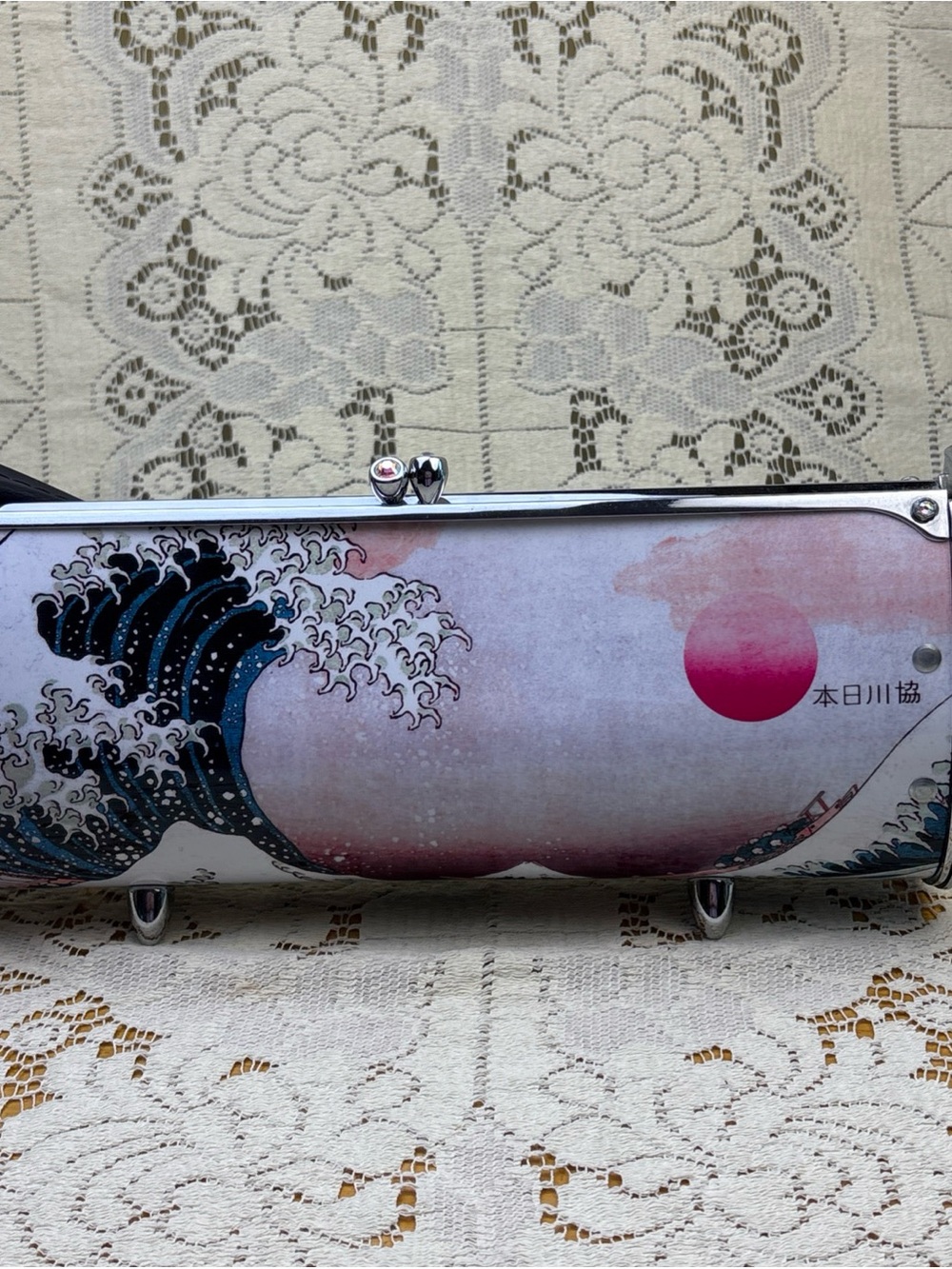 Littlearth RoadFlair Metal Fender Purse Great Wave off Kanagawa